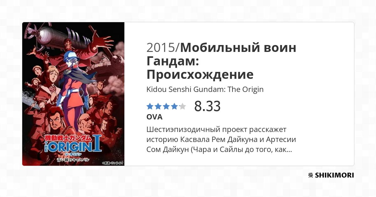 Kidou Senshi Gundam: The Origin / Аниме