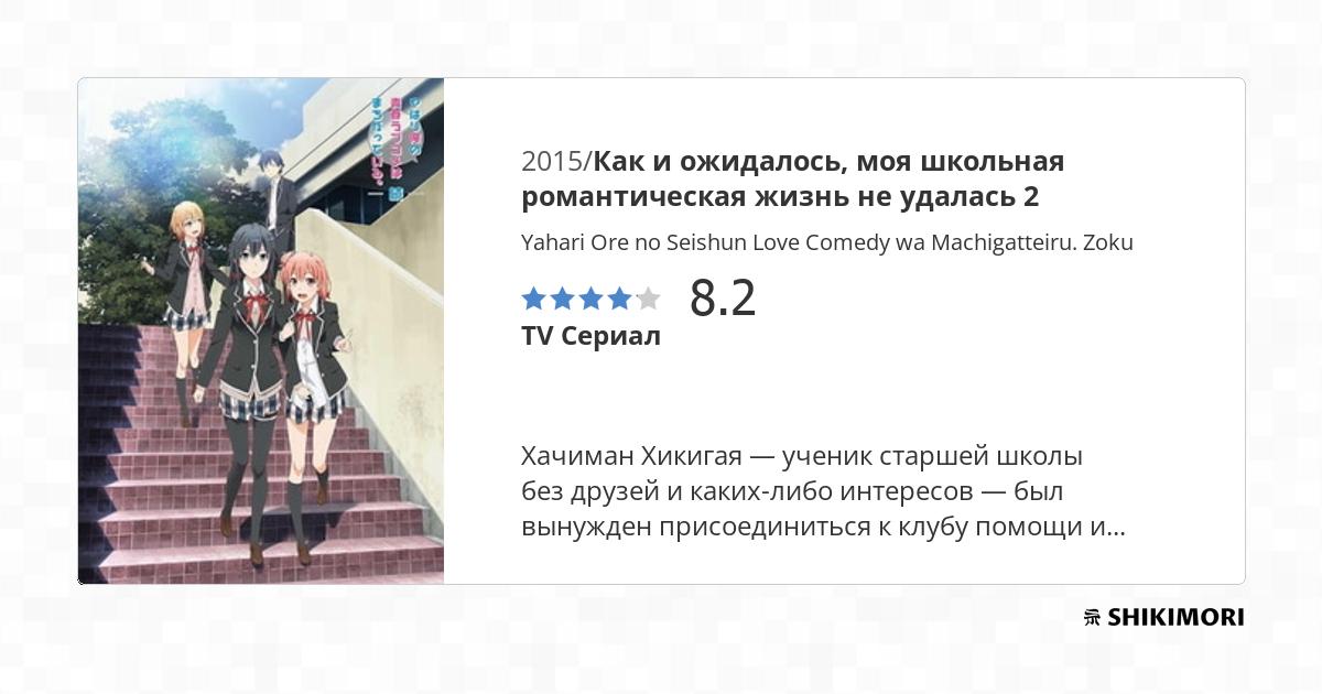 my high school romantic comedy anime