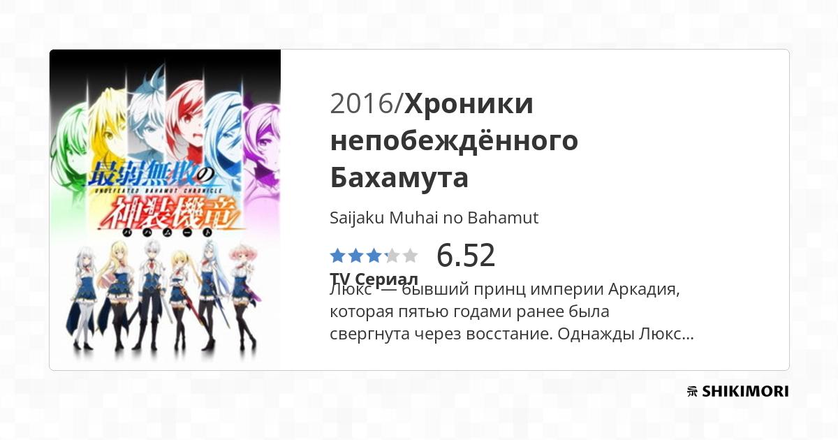 Saijaku Muhai no Bahamut / Аниме