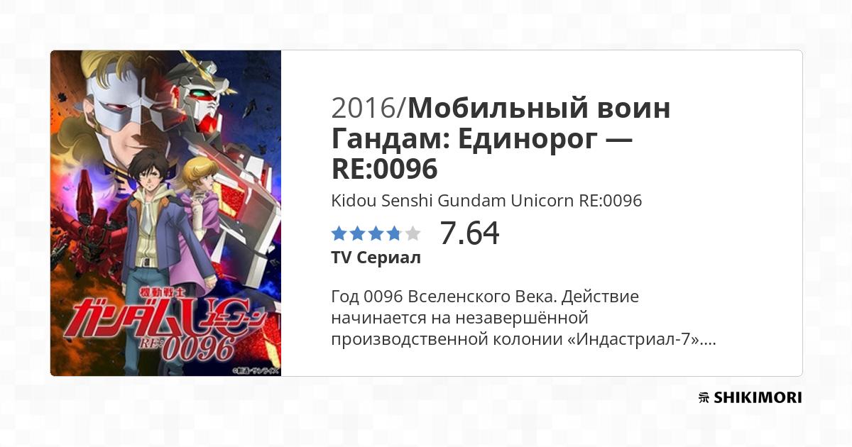 Kidou Senshi Gundam Unicorn RE:0096 / Аниме