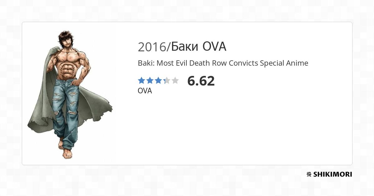 Baki Most Evil Death Row Convicts Special Anime