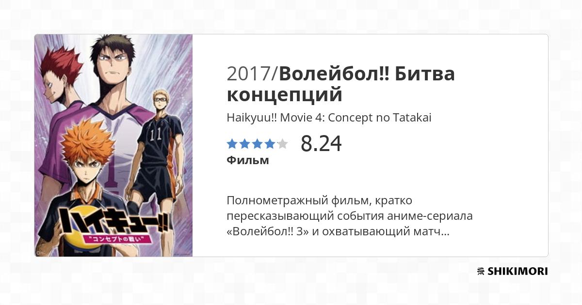 Haikyuu!! Movie 4: Concept no Tatakai 