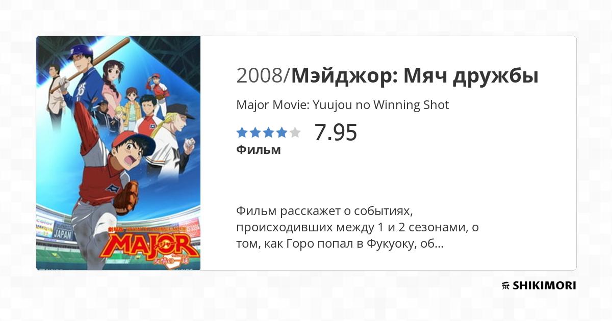 Gekijouban Major: Yuujou no Winning Shot (Anime) –