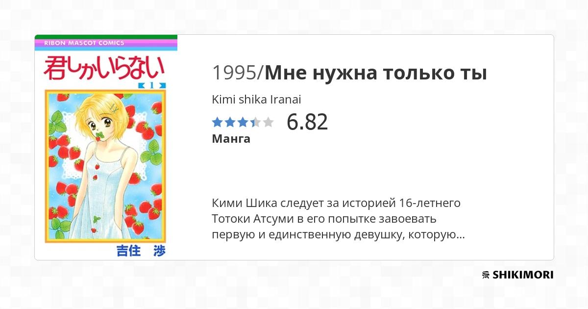 Kimi shika Iranai / Манга